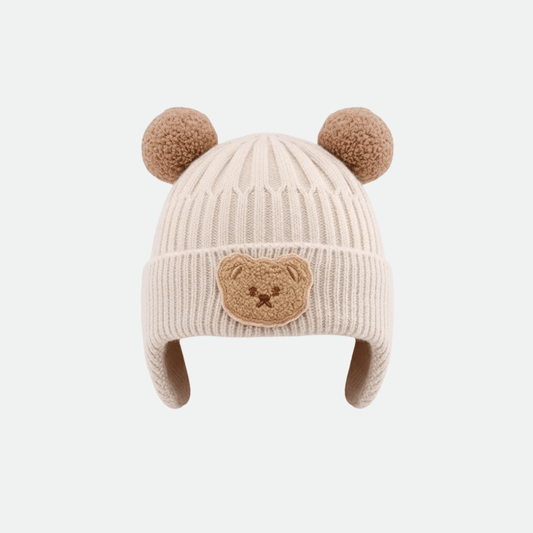 Stickad baby vintermössa SNUGGLE