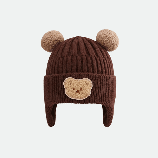 Stickad baby vintermössa SNUGGLE