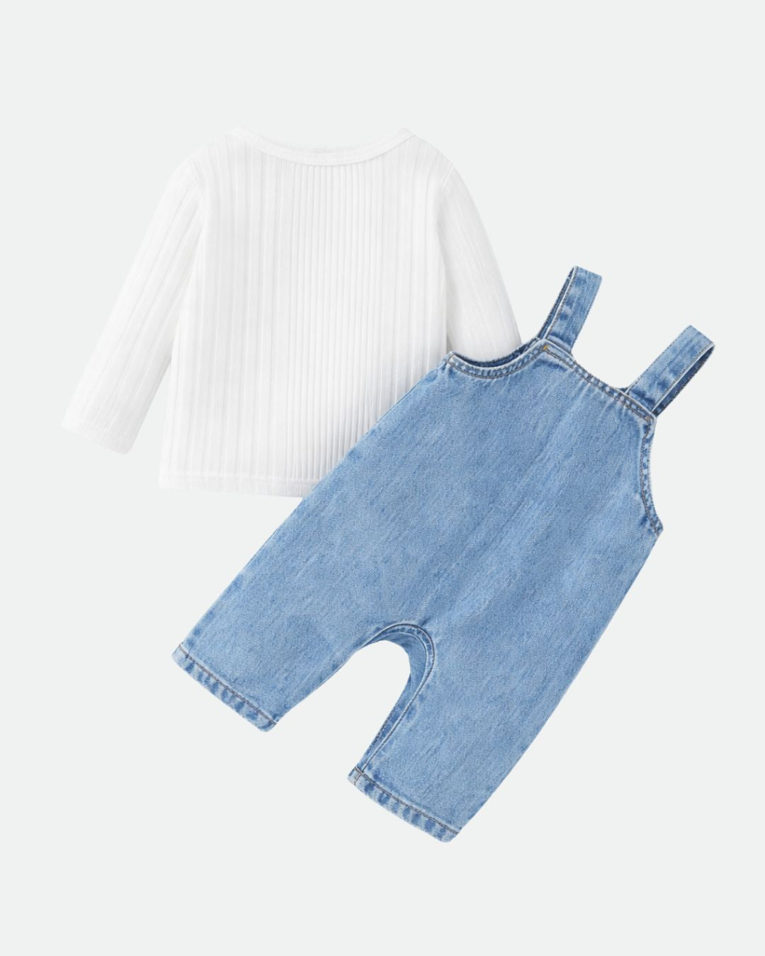 Denim Sparkdräkt Set “I ♥ Mama