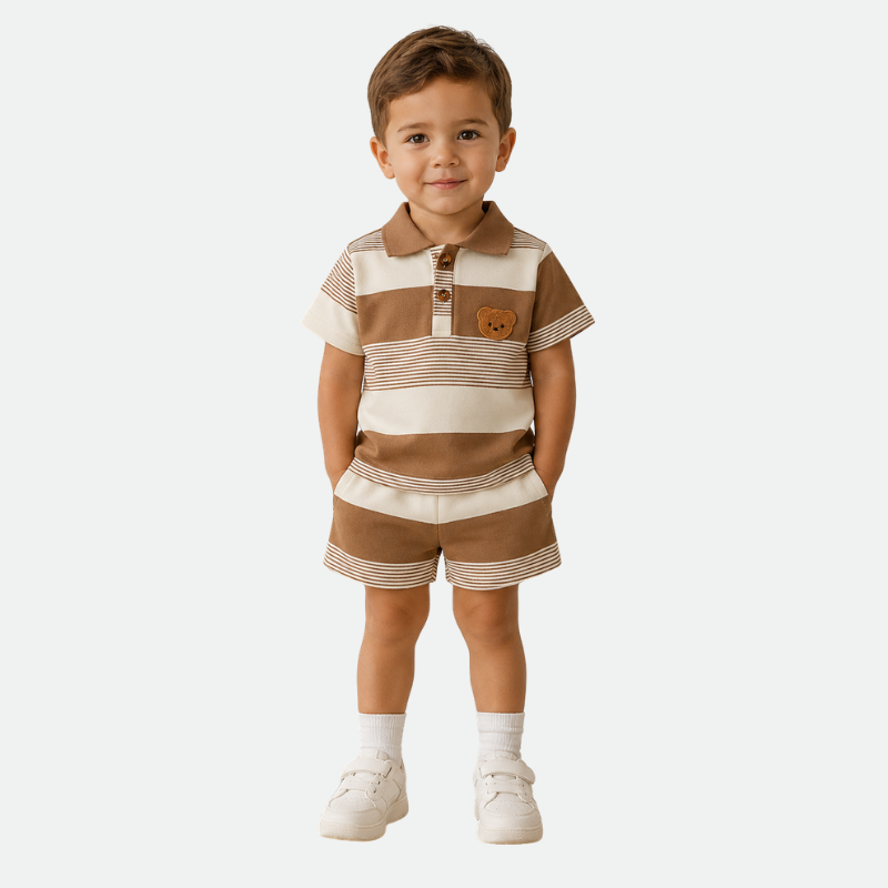 Bebello™ Teddy Polo Set