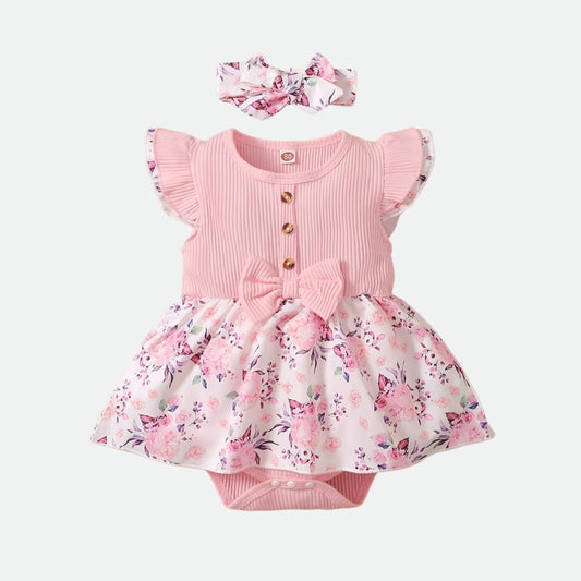 Romperklänning & Hårband BLOOM