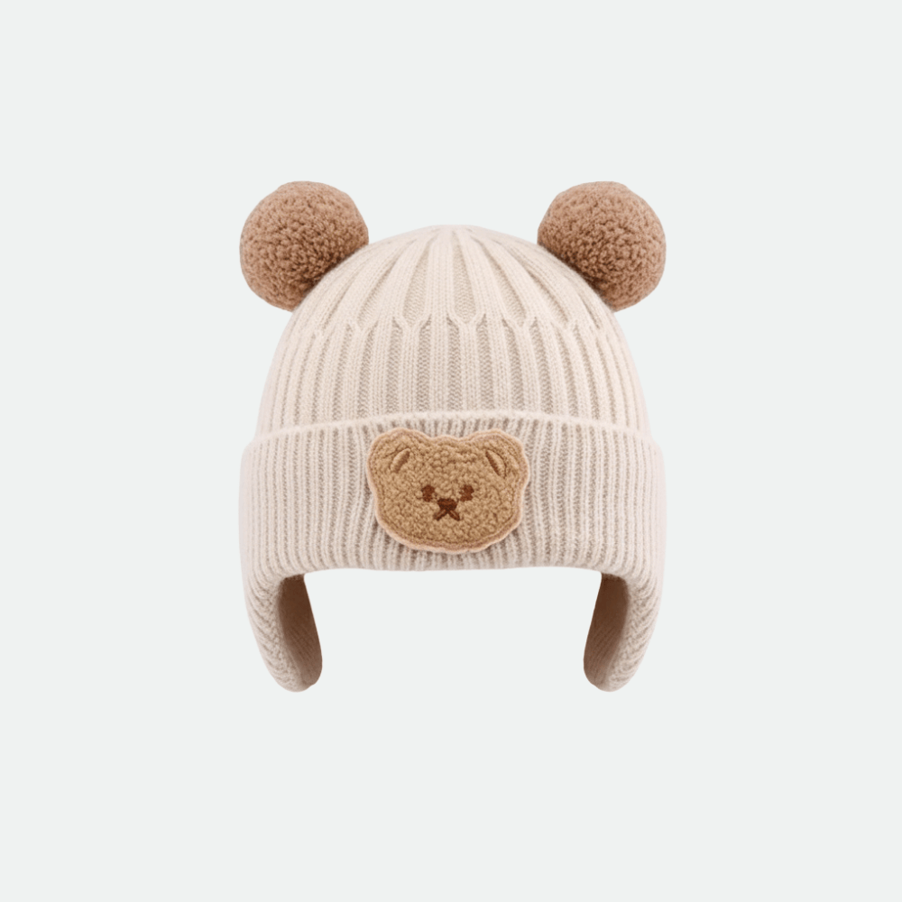 Stickad baby vintermössa SNUGGLE