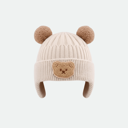 Stickad baby vintermössa SNUGGLE