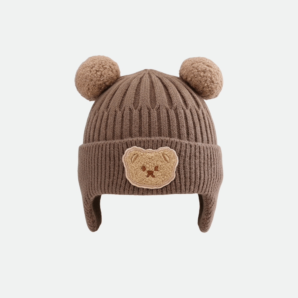 Stickad baby vintermössa SNUGGLE