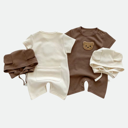Kortärmad Romper TEDDY