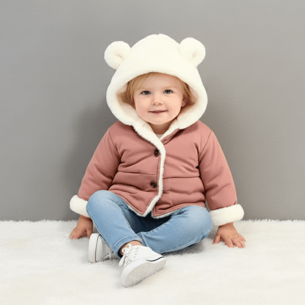 Barnjacka med Björnhuva BEAR