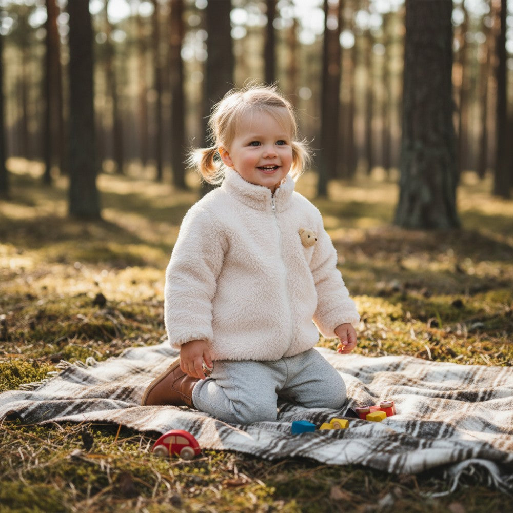 Barnjacka Fleece BEARS