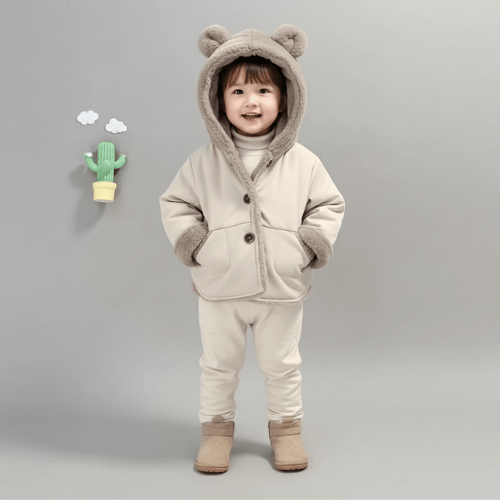 Barnjacka med Björnhuva BEAR